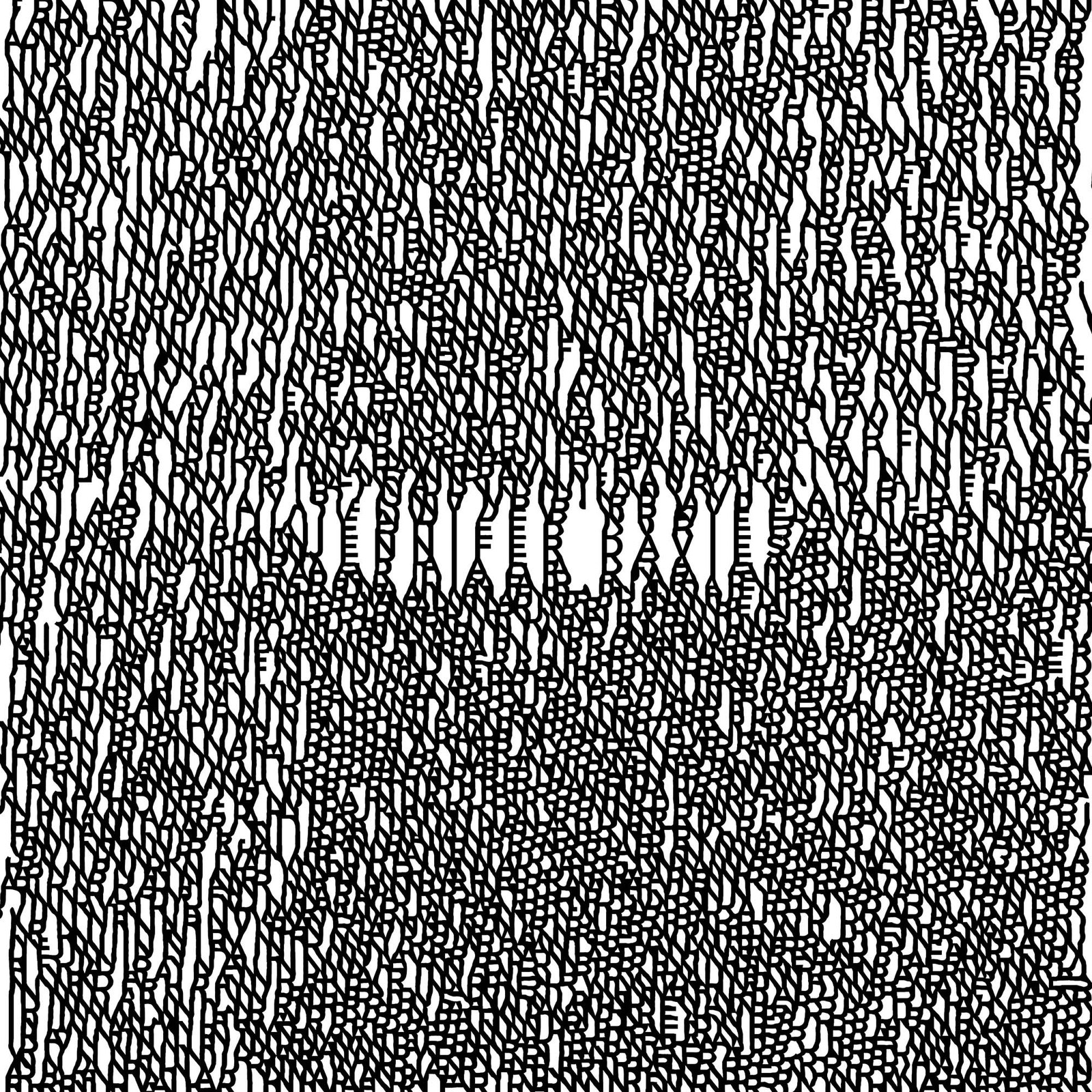 A dense black-and-white typographic pattern forming a Jennifer Davies wordmark.