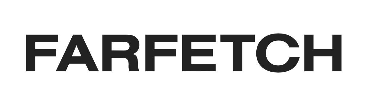 Farfetch wordmark in bold black lettering.