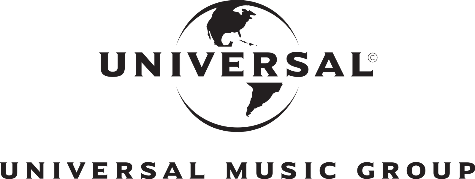 Universal Music Group wordmark with a globe emblem.