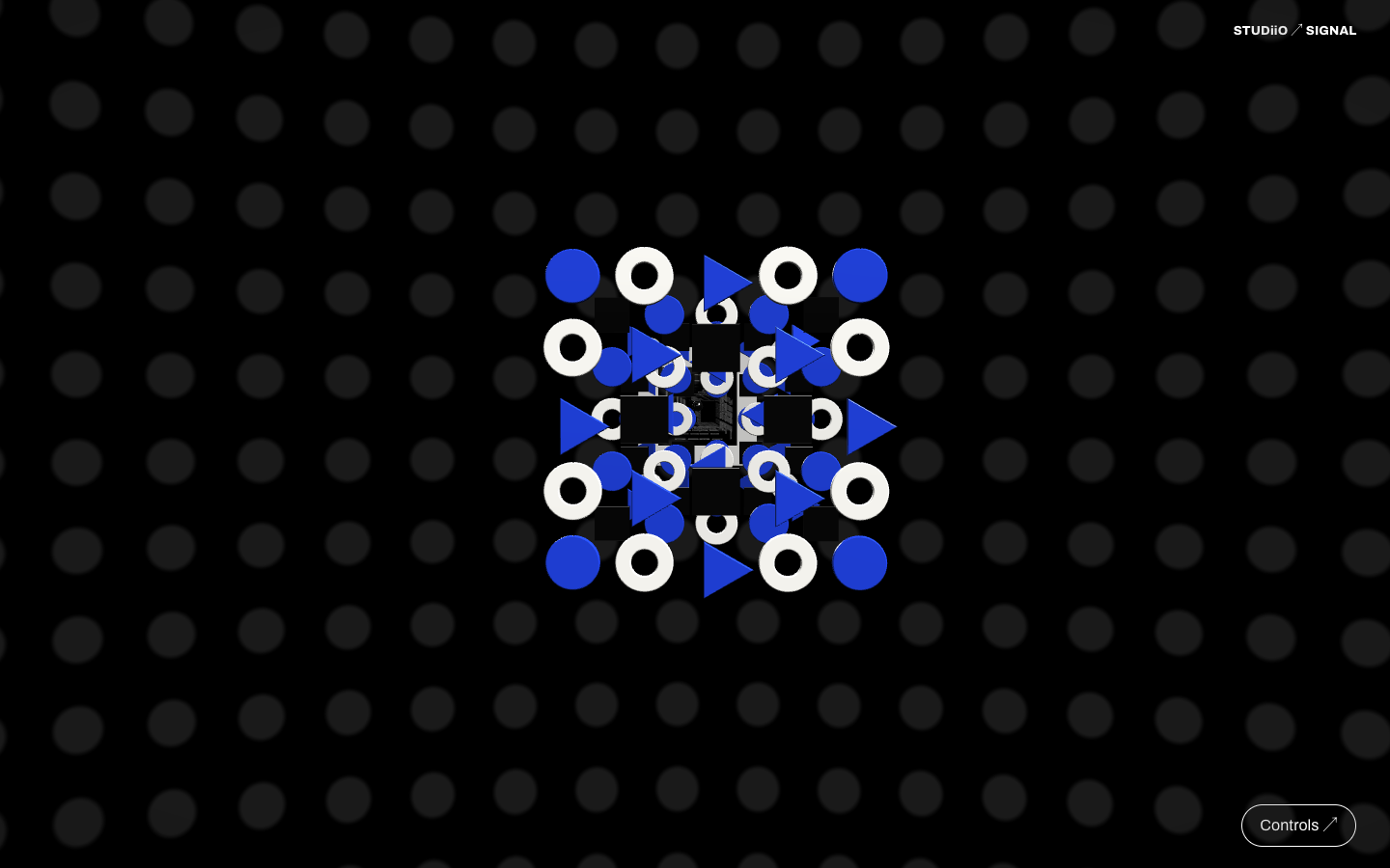 SIGNAL 2 — geometric portals and a continuous audiovisual journey.