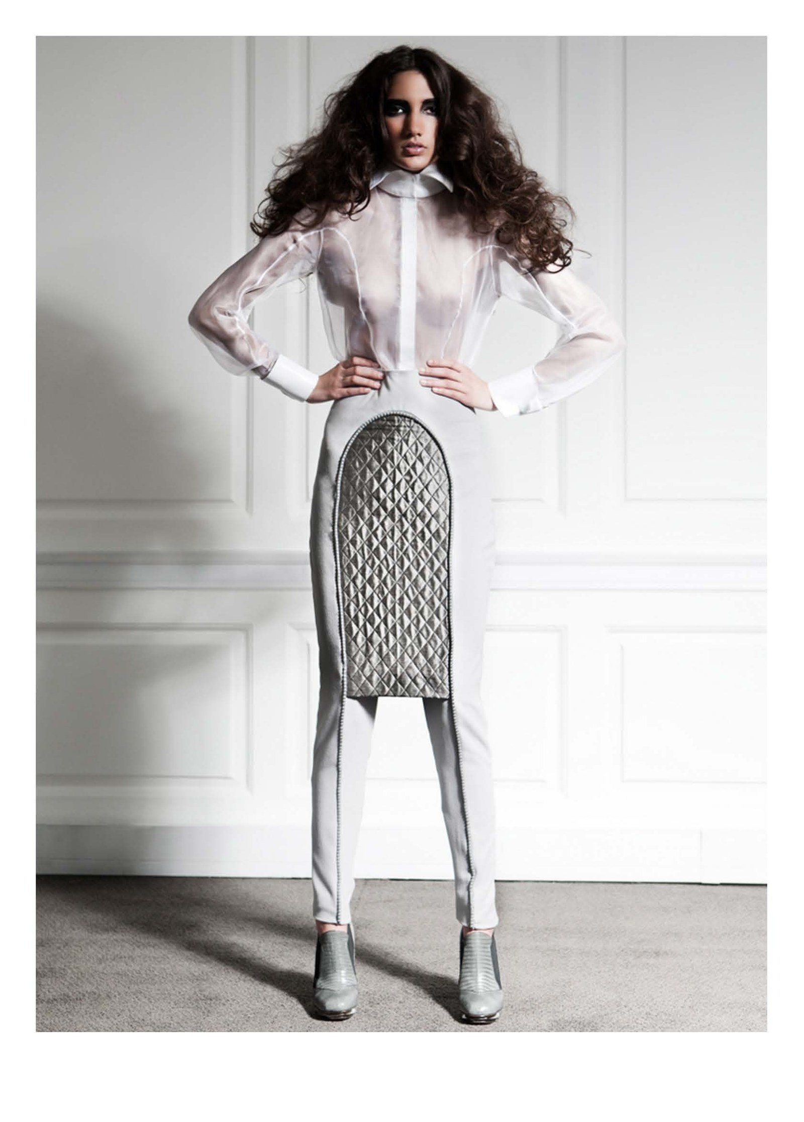 Nabil Nayal — Spring / Summer 2012. Original studio lookbook photograph.