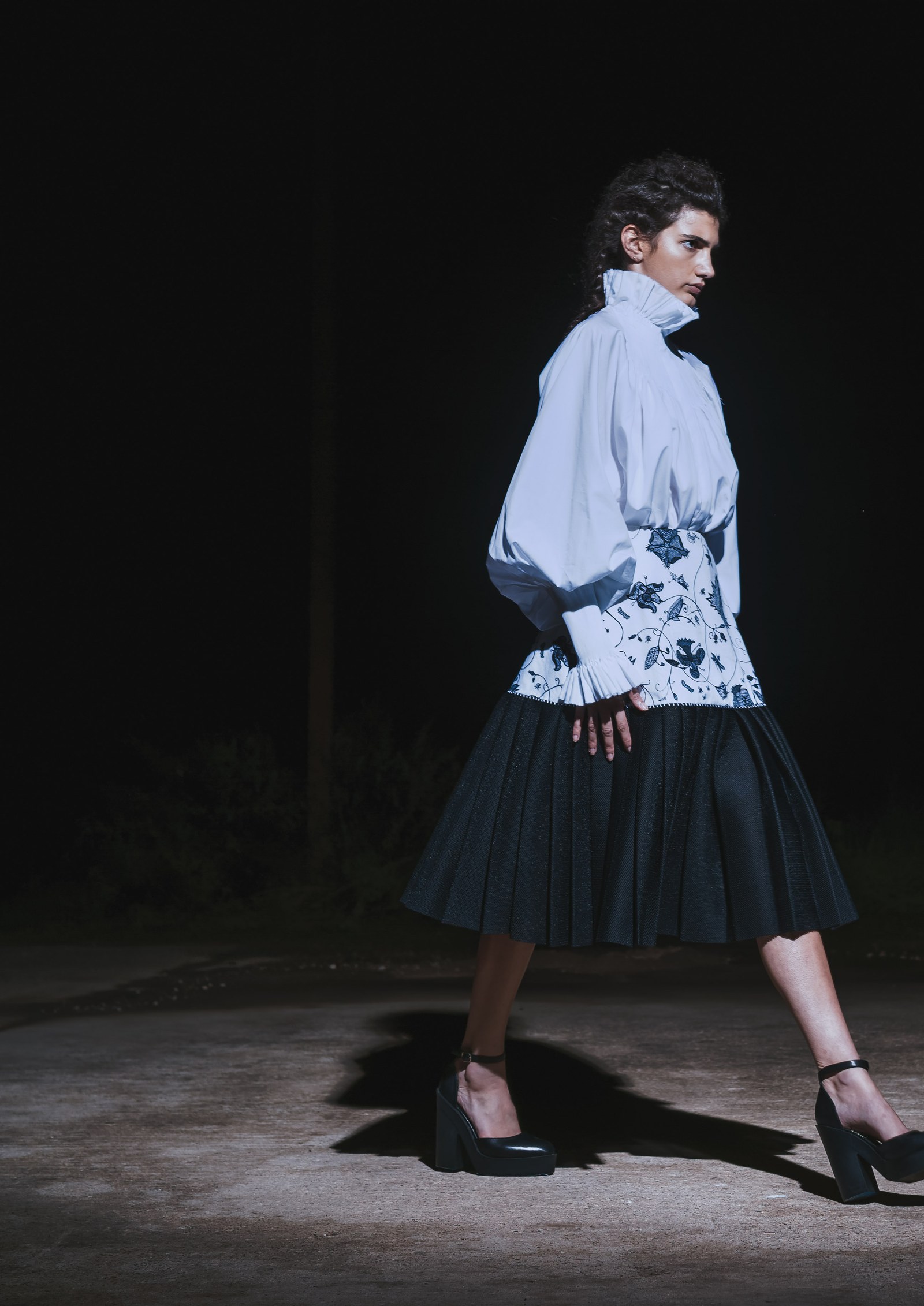 Nabil Nayal — Spring / Summer 2016. Collection photograph.